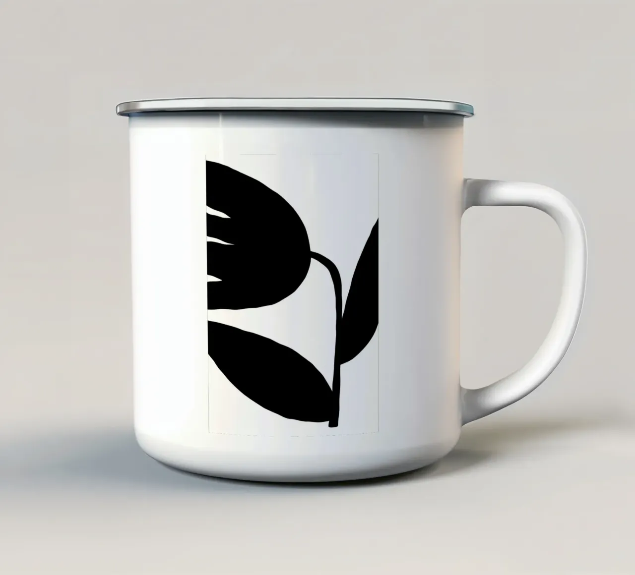 Delicate Line No 5 emaille mok van treechild