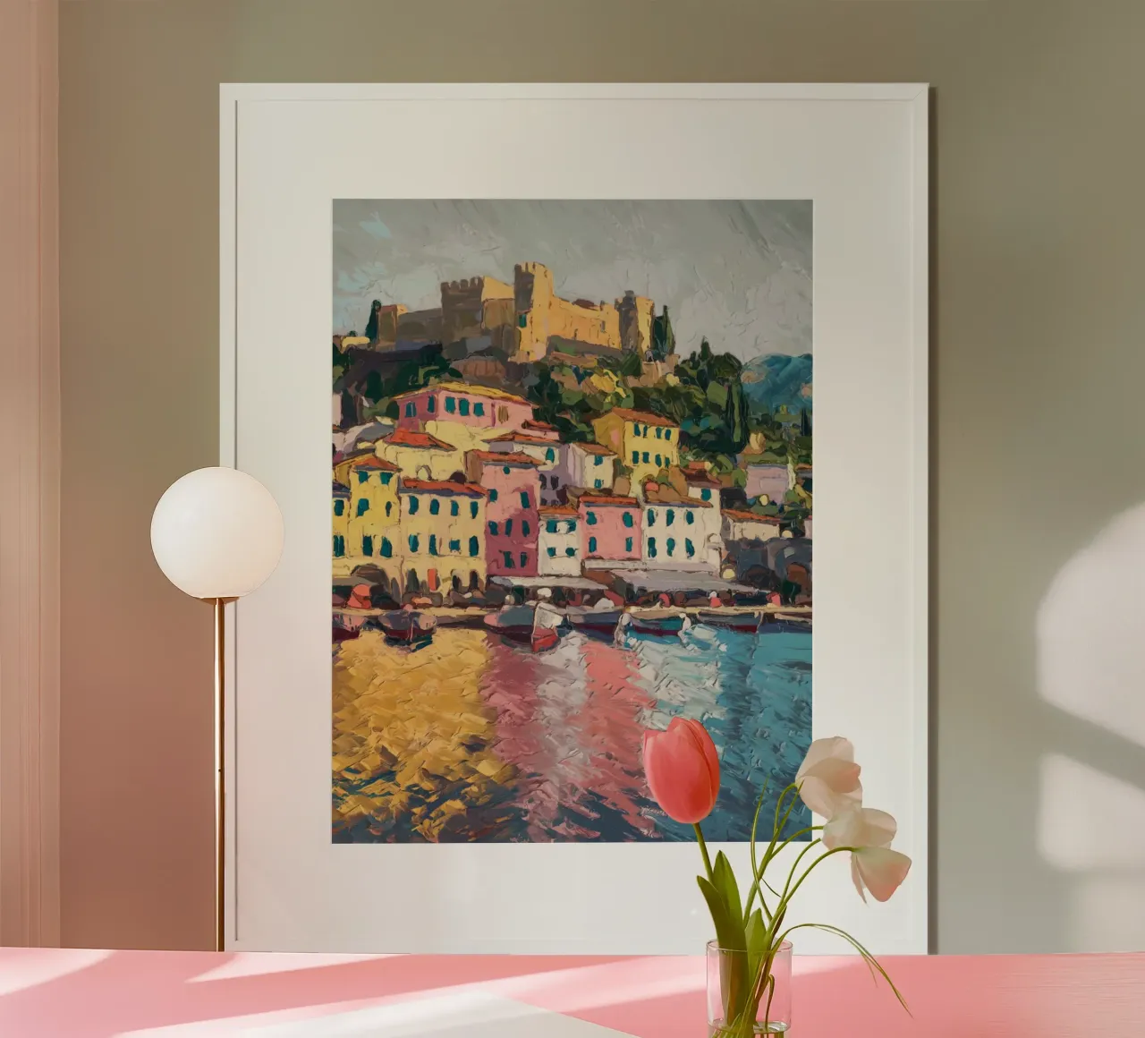 Città portuale serena carta hahnemühle da logic