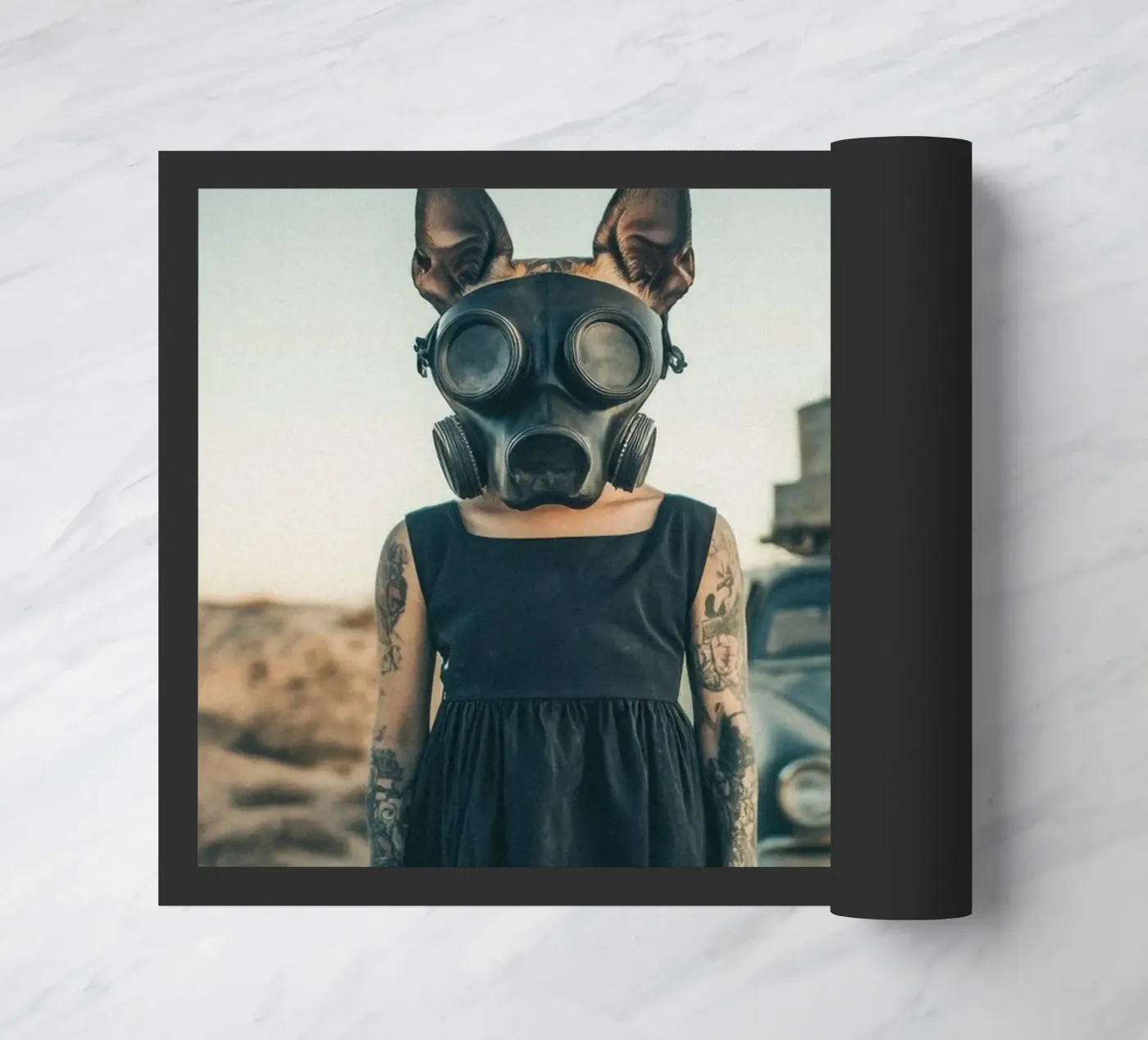 RUBY - LAS VEGAS, NEVADA doormat by Affiches Chien Originales – Dogland