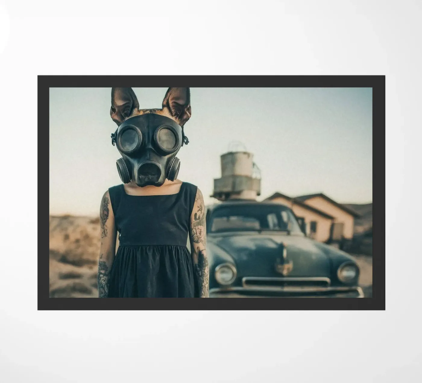 RUBY - LAS VEGAS, NEVADA doormat by Affiches Chien Originales – Dogland