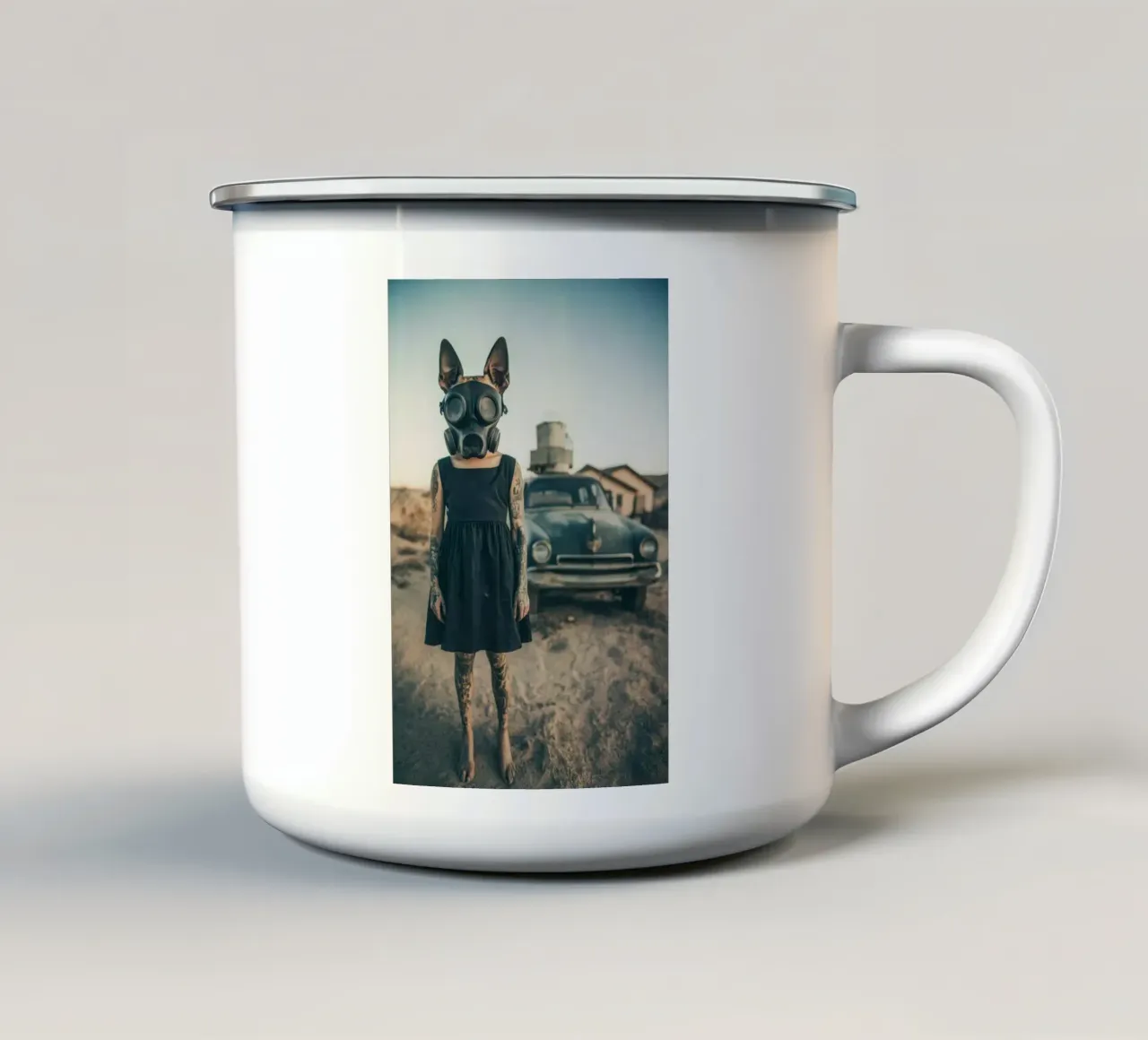 RUBY - LAS VEGAS, NEVADA tazza in smalto da Affiches Chien Originales – Dogland