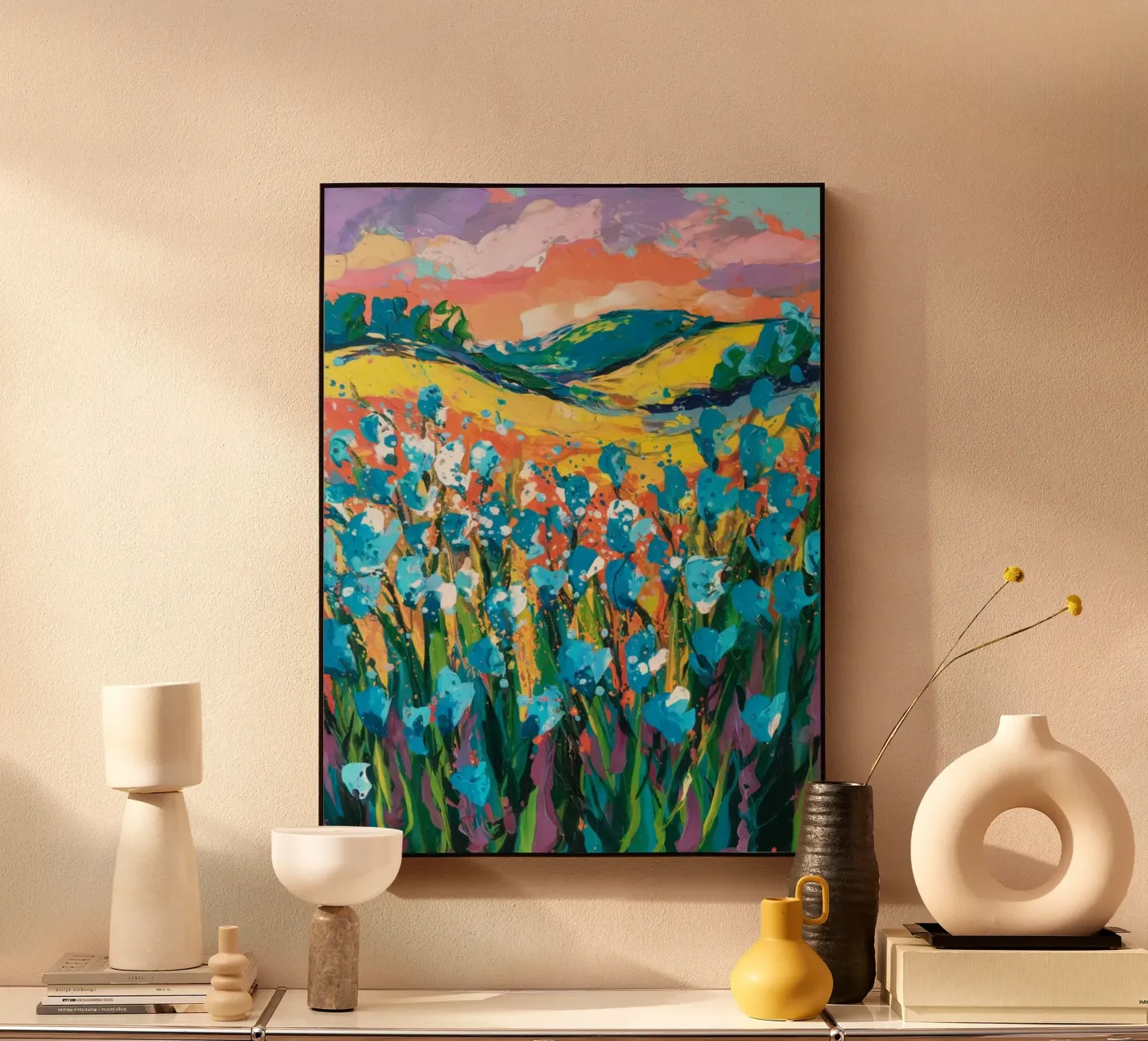 Orizzonte blu plexiglass da logic