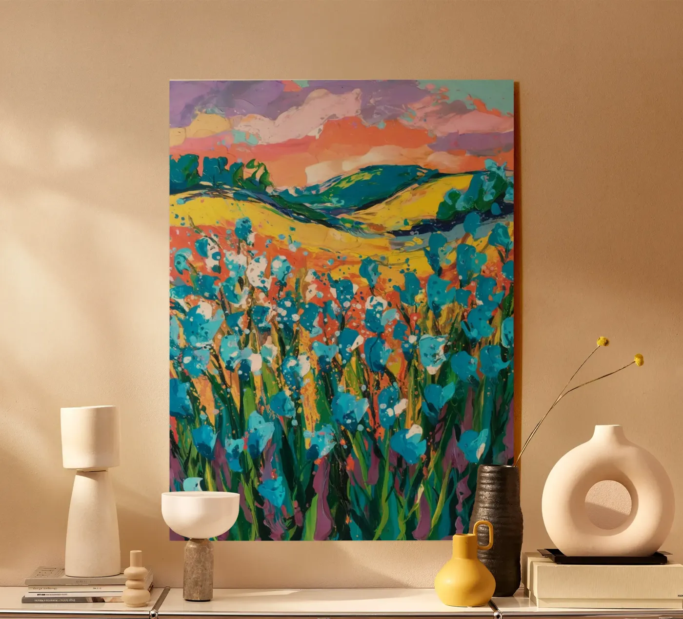 Orizzonte blu plexiglass da logic