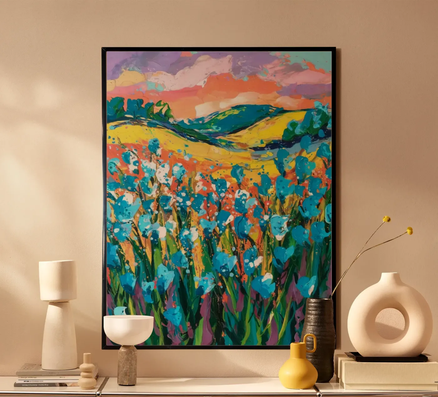 Orizzonte blu poster da logic