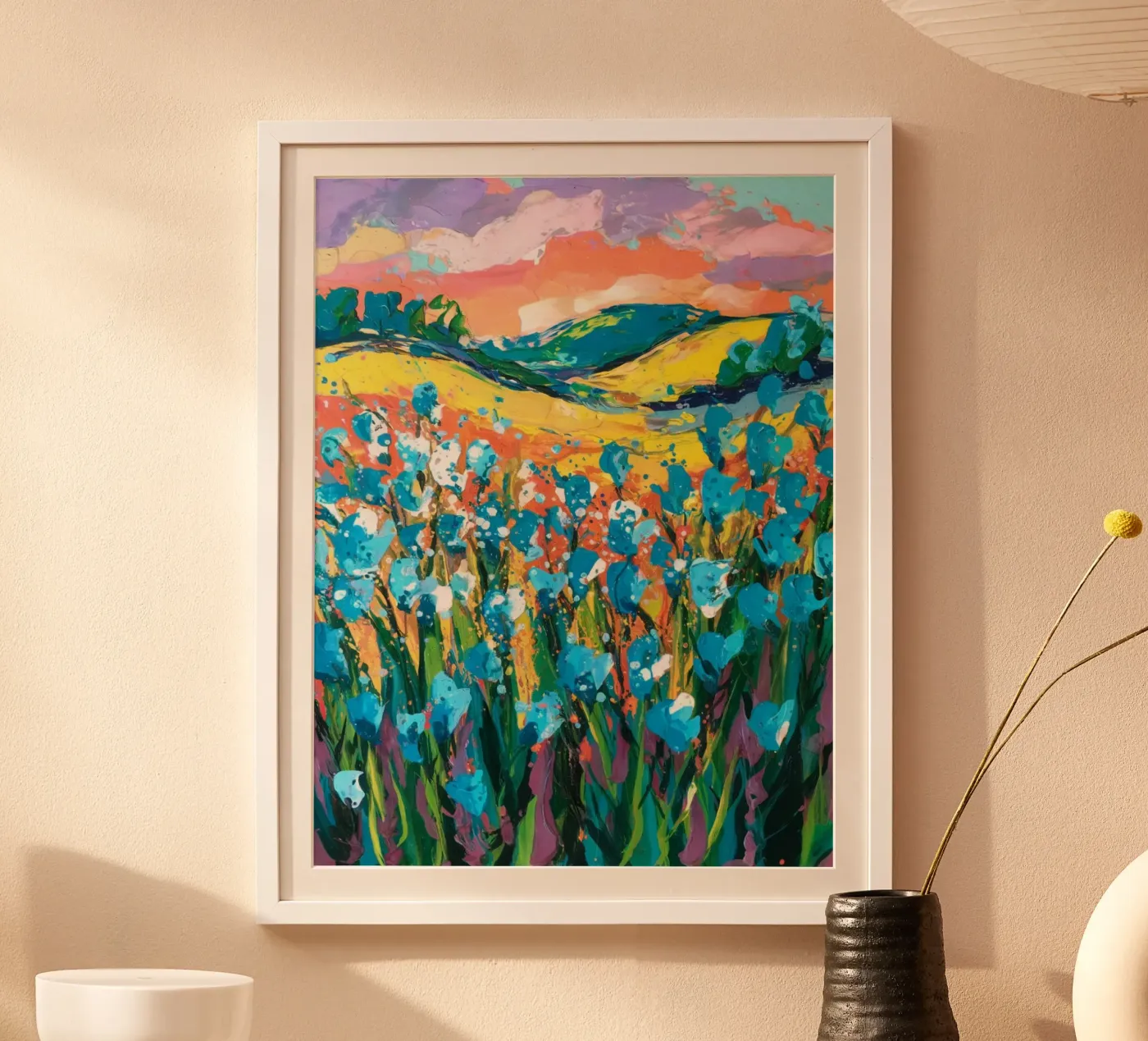 Orizzonte blu poster da logic