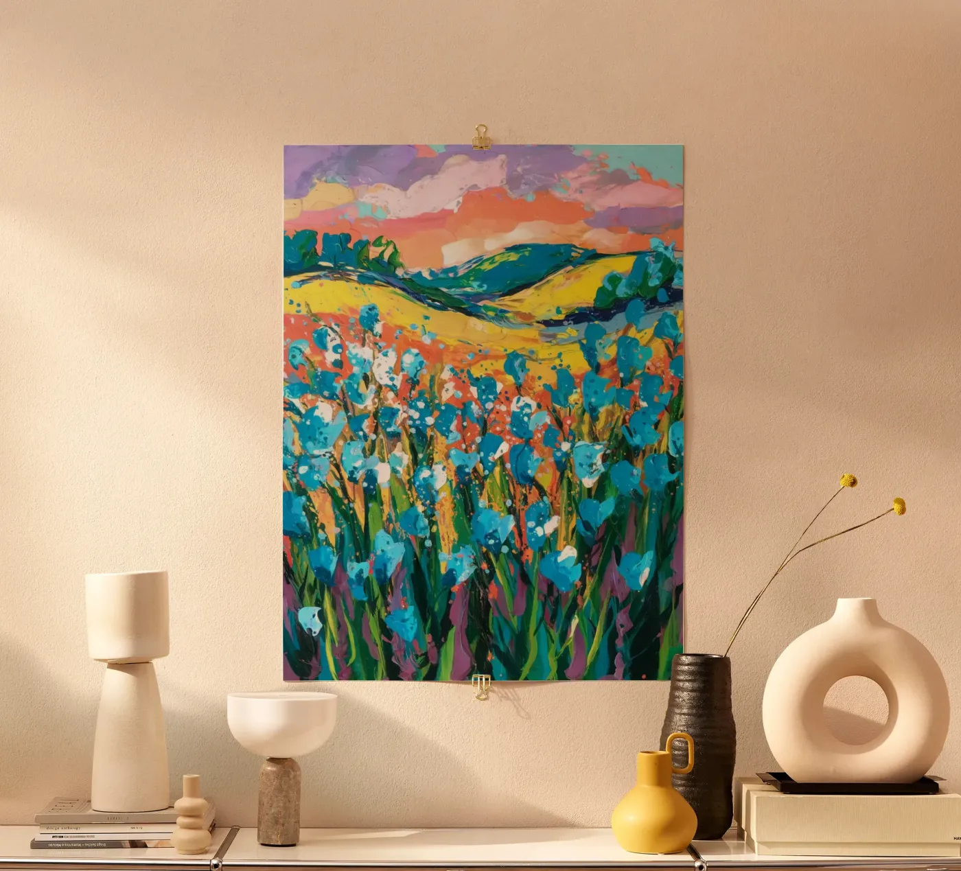 Orizzonte blu poster da logic