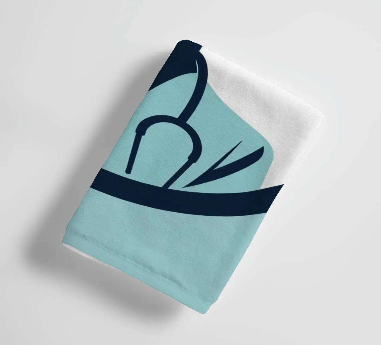 Illustrazione di un operatore sanitario con stetoscopio asciugamano da bagno da DesignDoodle