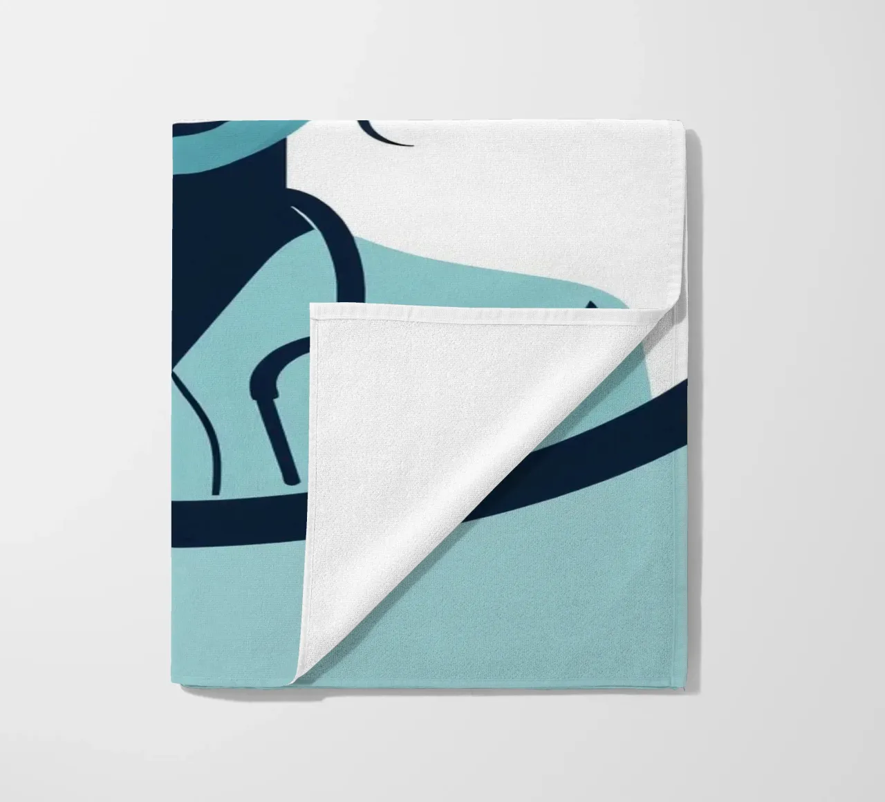Illustrazione di un operatore sanitario con stetoscopio telo mare da DesignDoodle