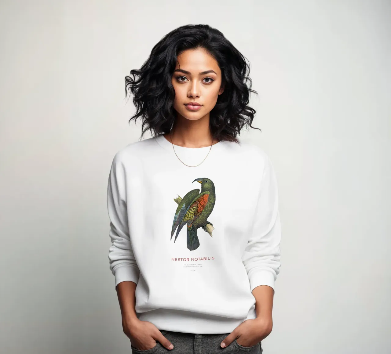 Kea ou Nestor notabilis sweat de Vintagrafica