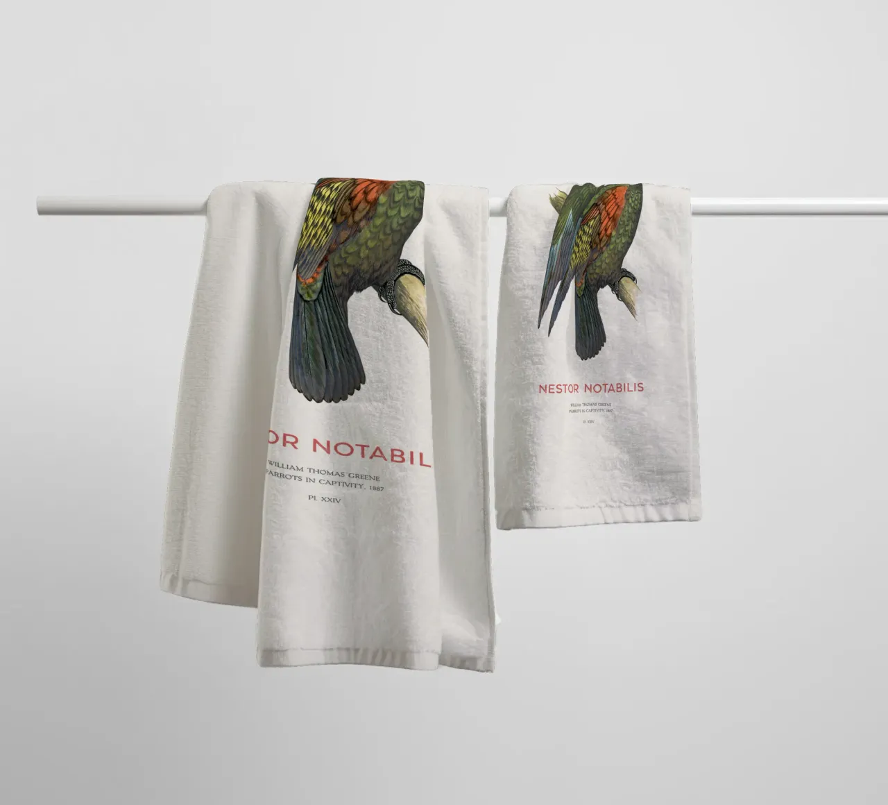 Kea o Nestor notabilis asciugamano da bagno da Vintagrafica