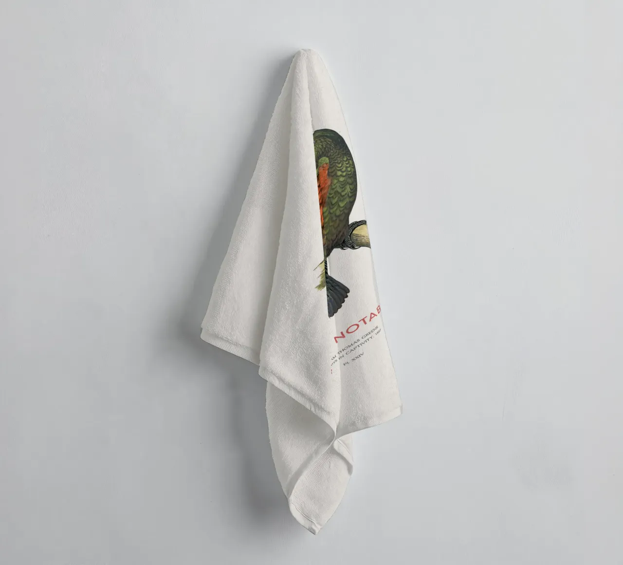 Kea o Nestor notabilis asciugamano da bagno da Vintagrafica