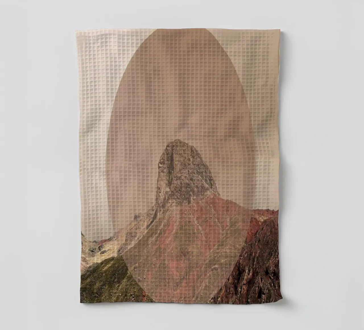Mania Landscapes Circular 2 Andes (Peru) canovaccio da cucina da Mania Print Collection