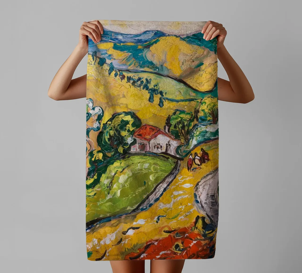 Ritiro a Rolling Hills asciugamano da bagno da logic