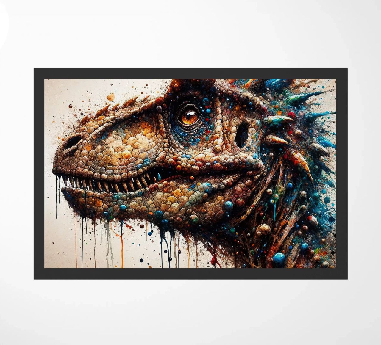 Dinosaurio poderoso felpudo de Chromatic Fusion Studio