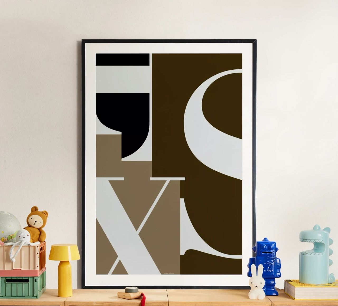 Letters in Love Poster von Nordic Creators