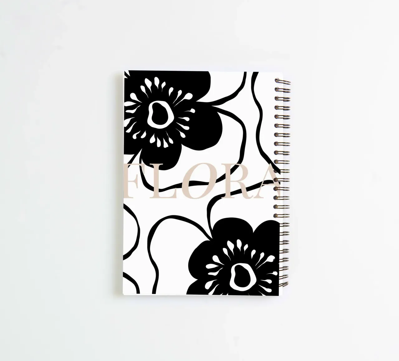 Delicate Line No 7 spiral notebook by treechild