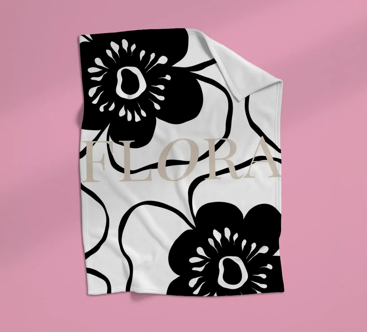 Delicate Line No 7 coperta in pile da treechild