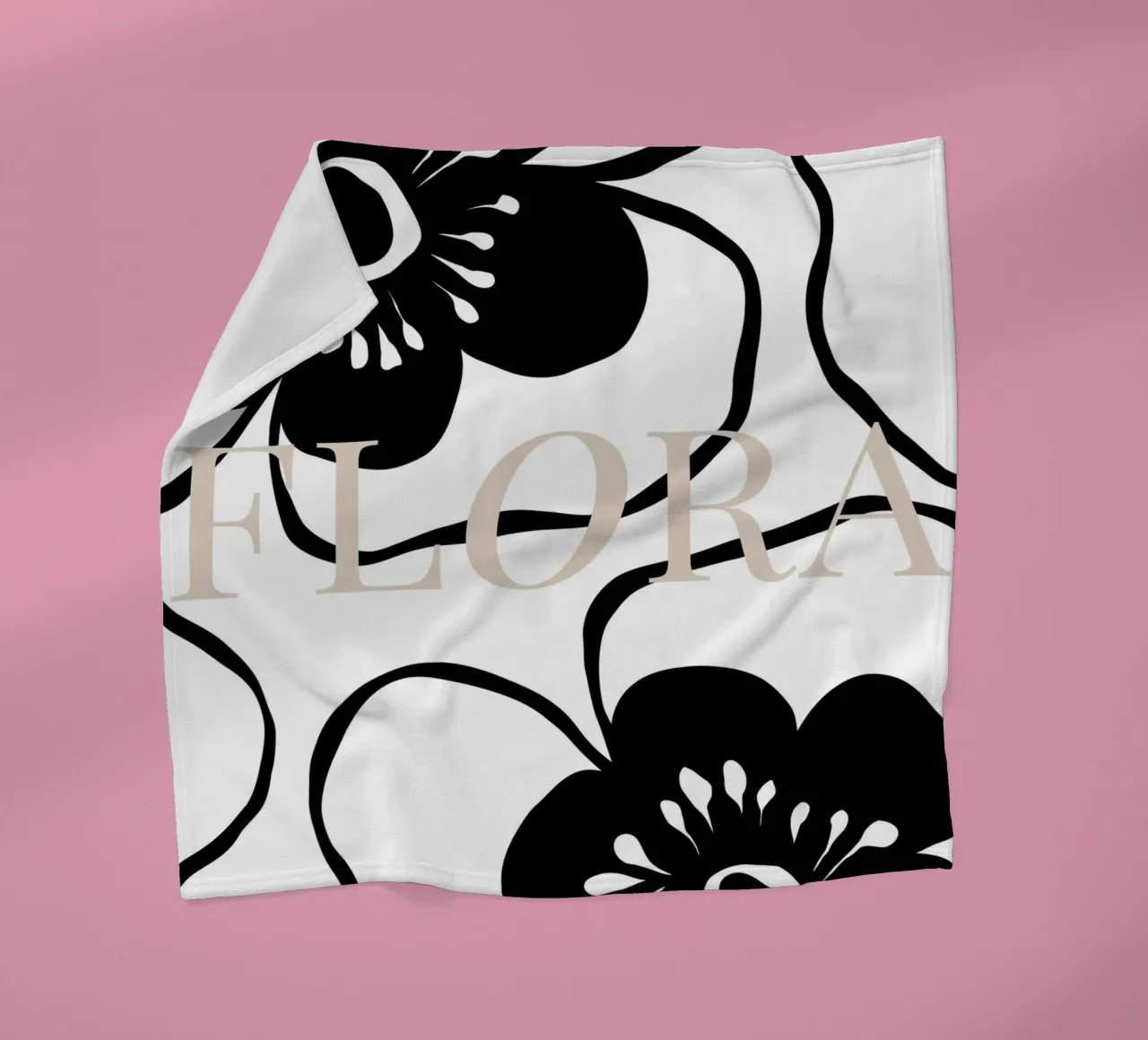 Delicate Line No 7 coperta in pile da treechild