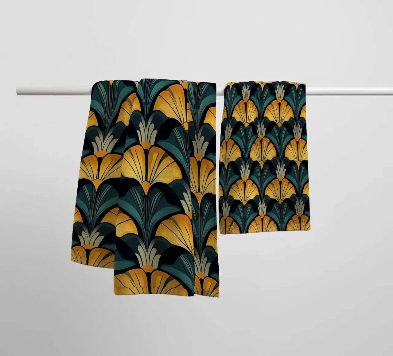 Art Deco asciugamano da bagno da Golden Era