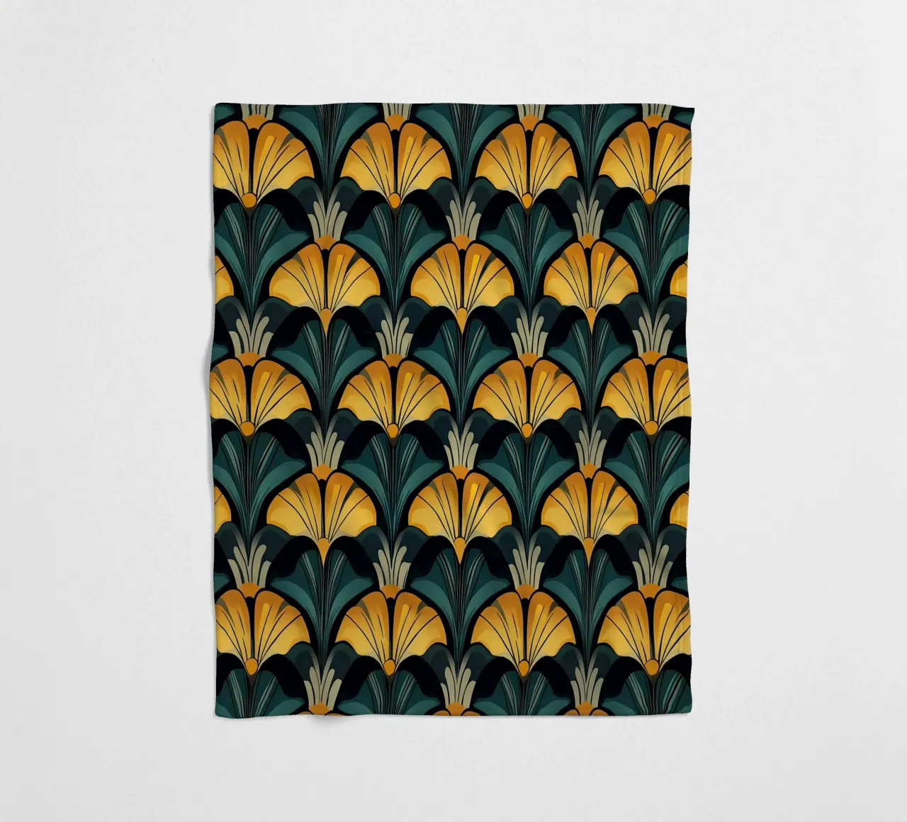 Art Deco coperta in pile da Golden Era