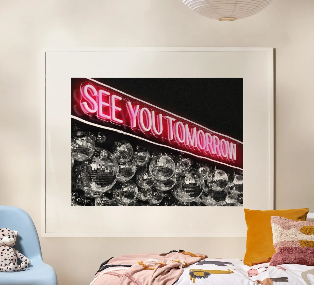 See You Tomorrow poster con telaio in plastica da Dagmar Pels