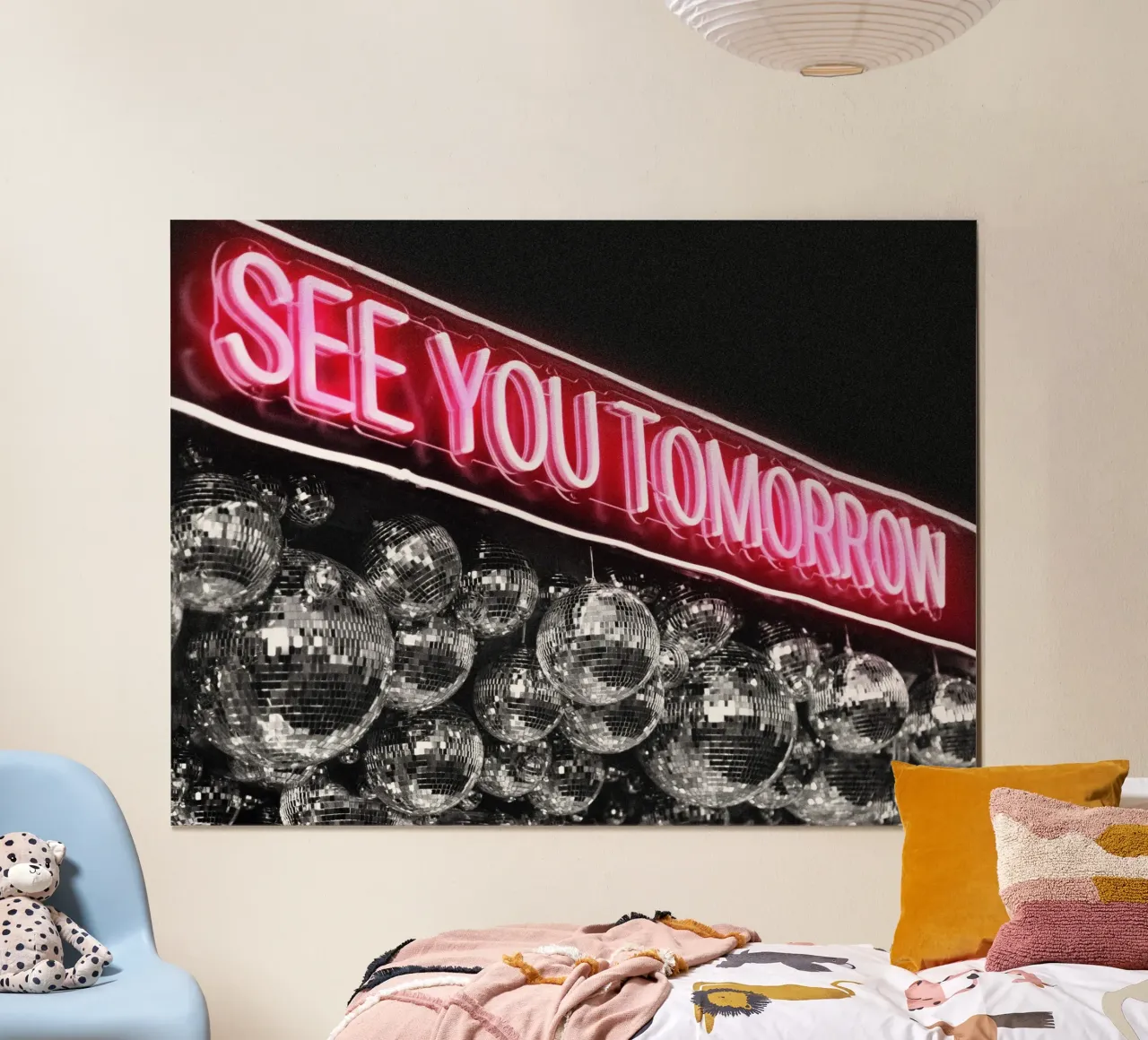 See You Tomorrow poster con telaio in plastica da Dagmar Pels