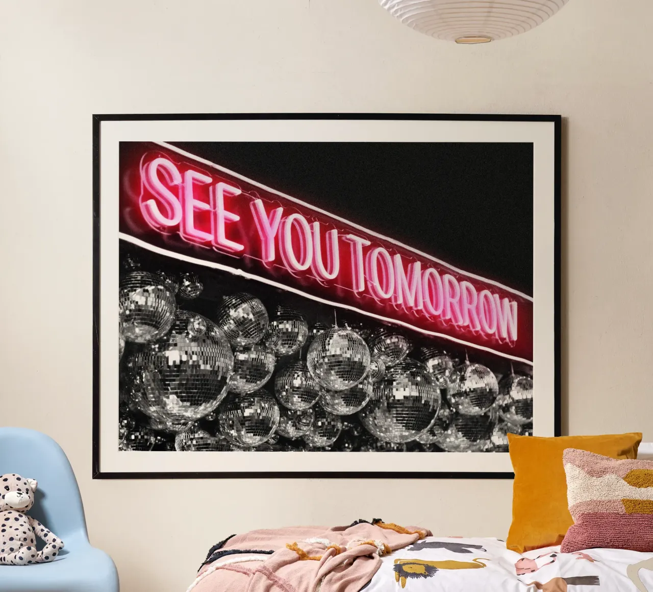 See You Tomorrow poster con telaio in plastica da Dagmar Pels