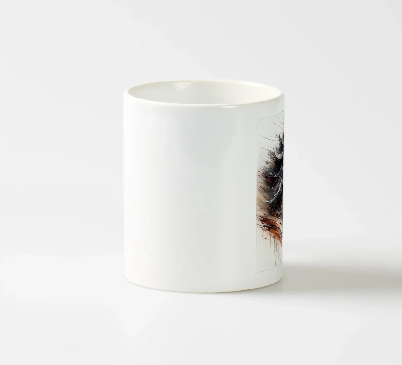 Cavallo potente tazza in ceramica da Chromatic Fusion Studio