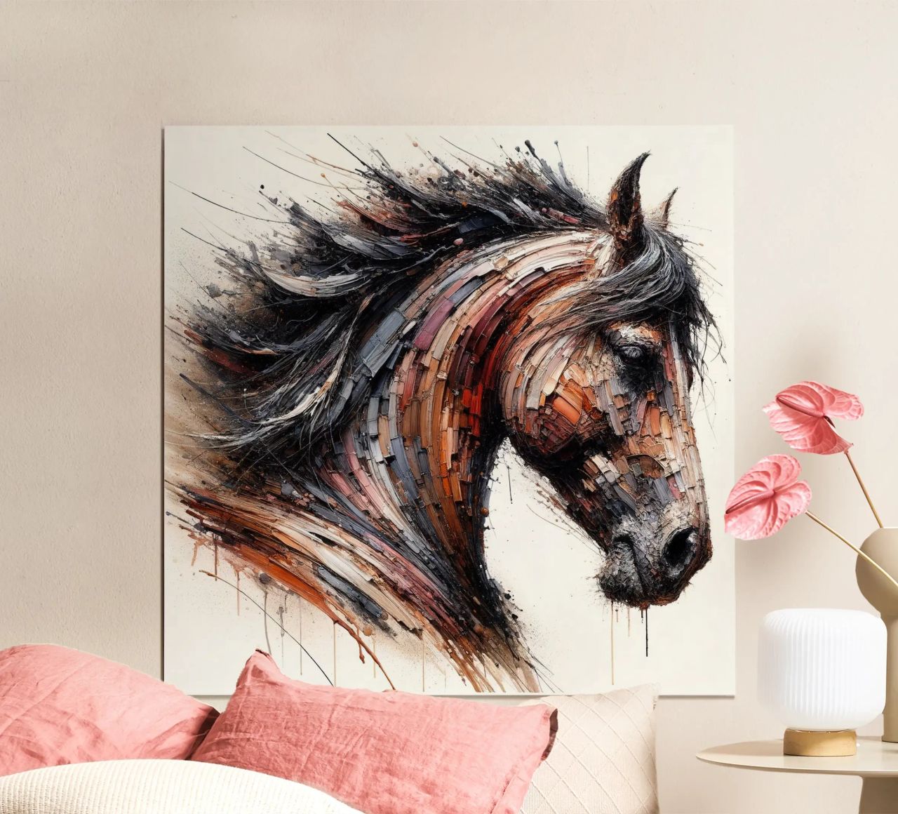 Powerful Horse poster by Chromatic Fusion Studio