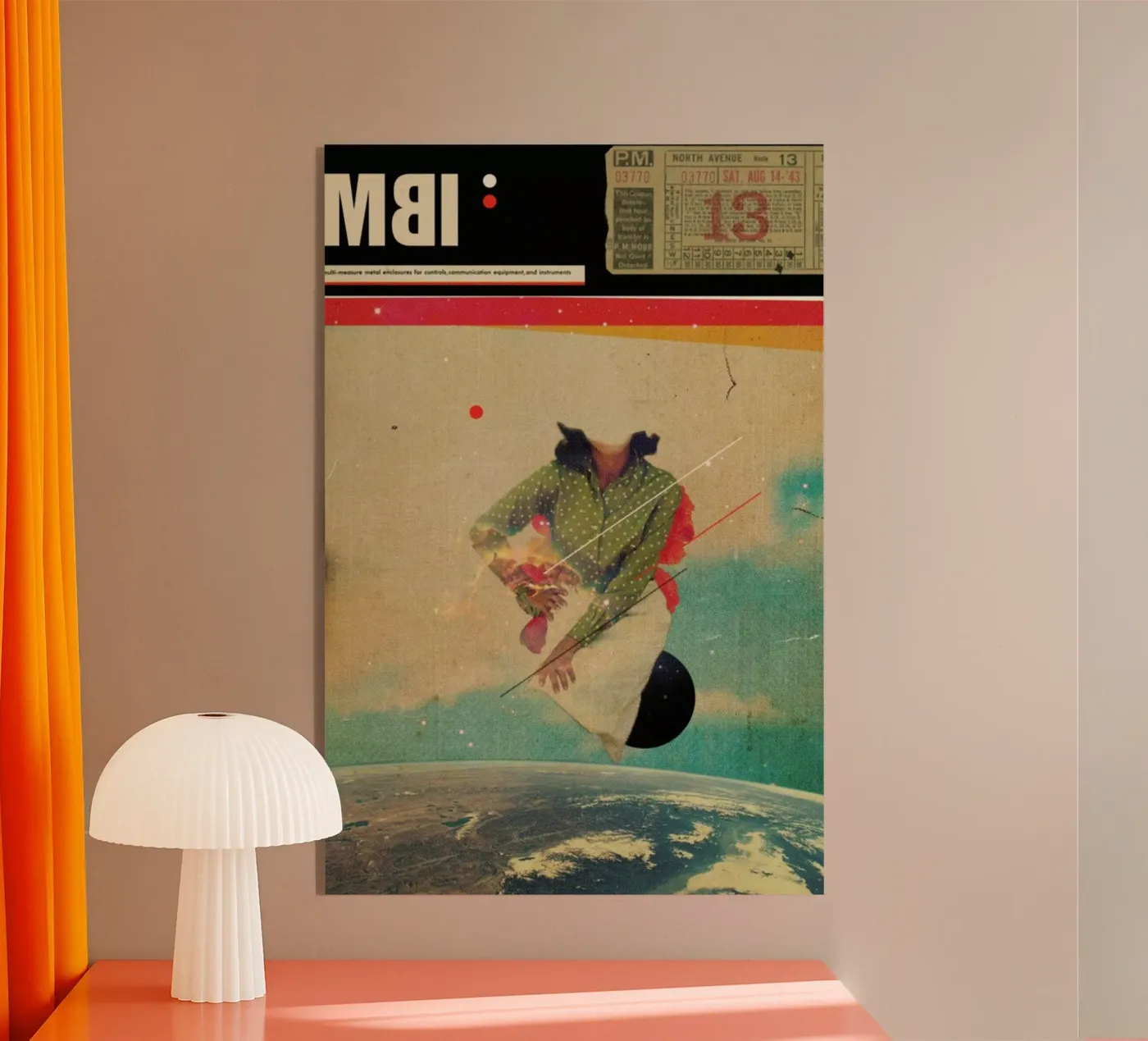 MBI13 acryl van Frank Moth