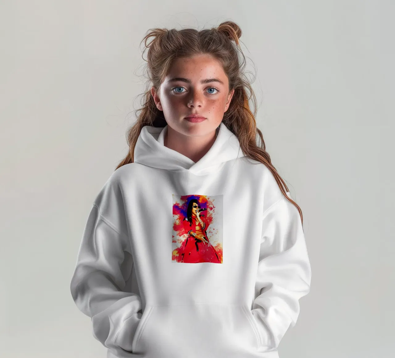 Sbaffo di Aaliyah felpa bambino con cappuccio da Gunawan Rb