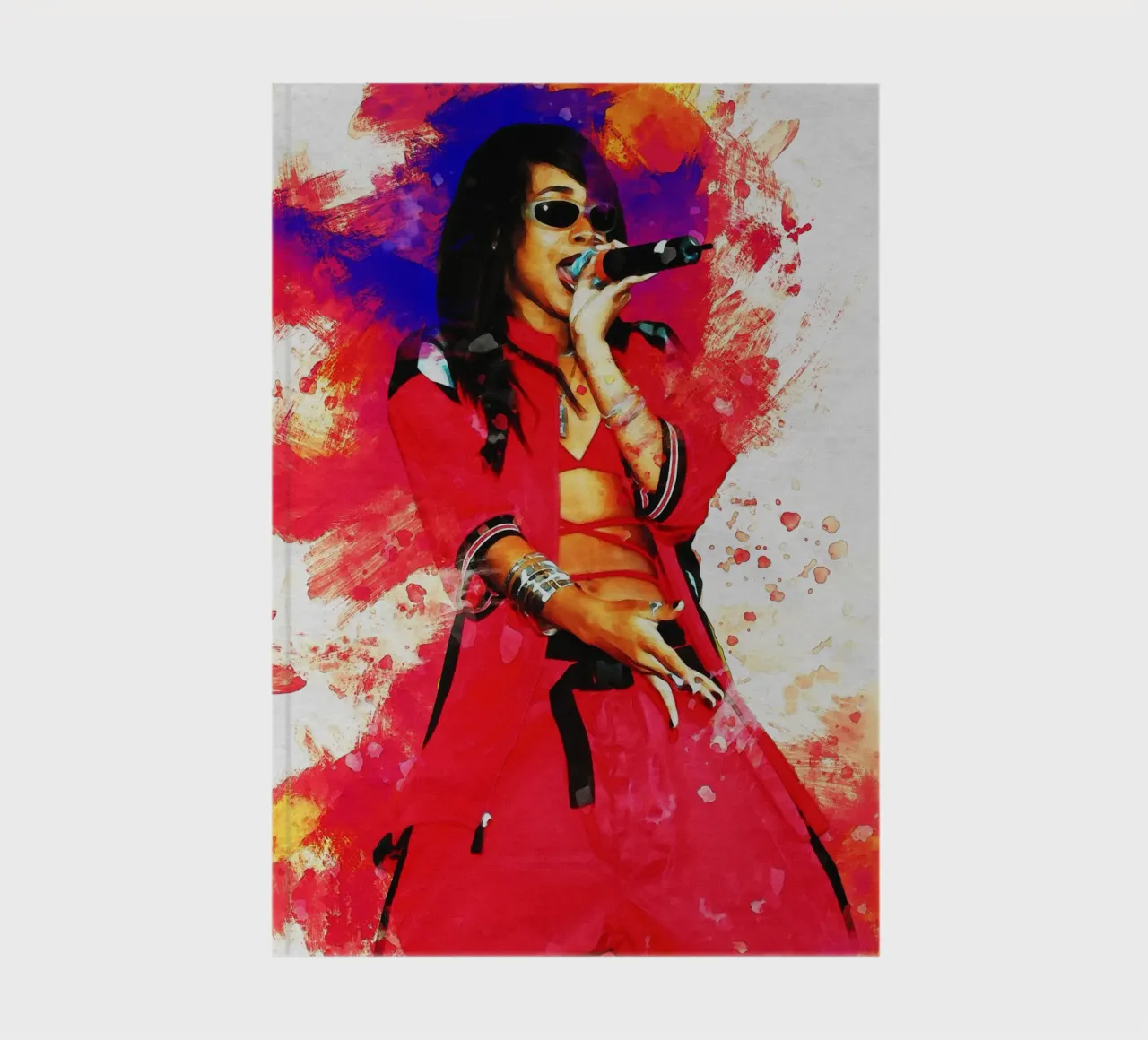 Smudge Of Aaliyah notebook by Gunawan Rb