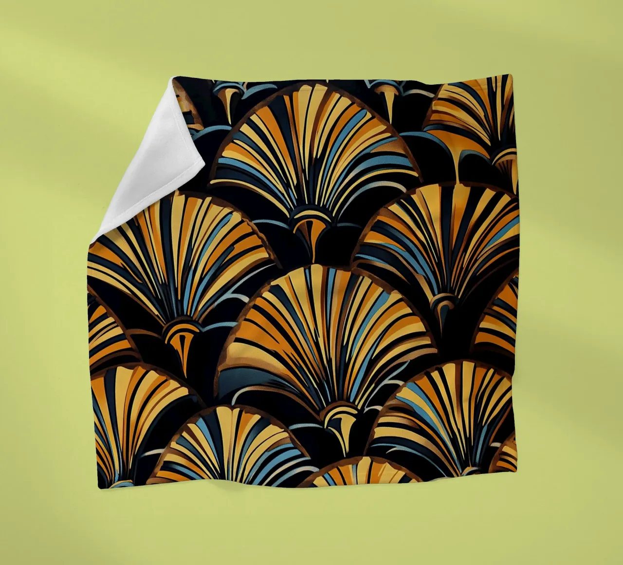 Art Deco fleece blanket by Golden Era