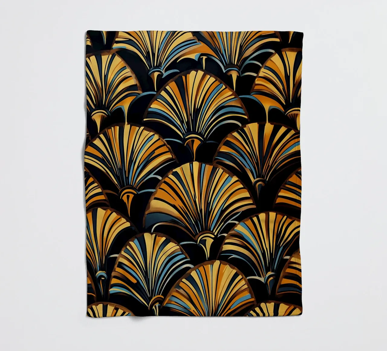 Art Deco fleece blanket by Golden Era