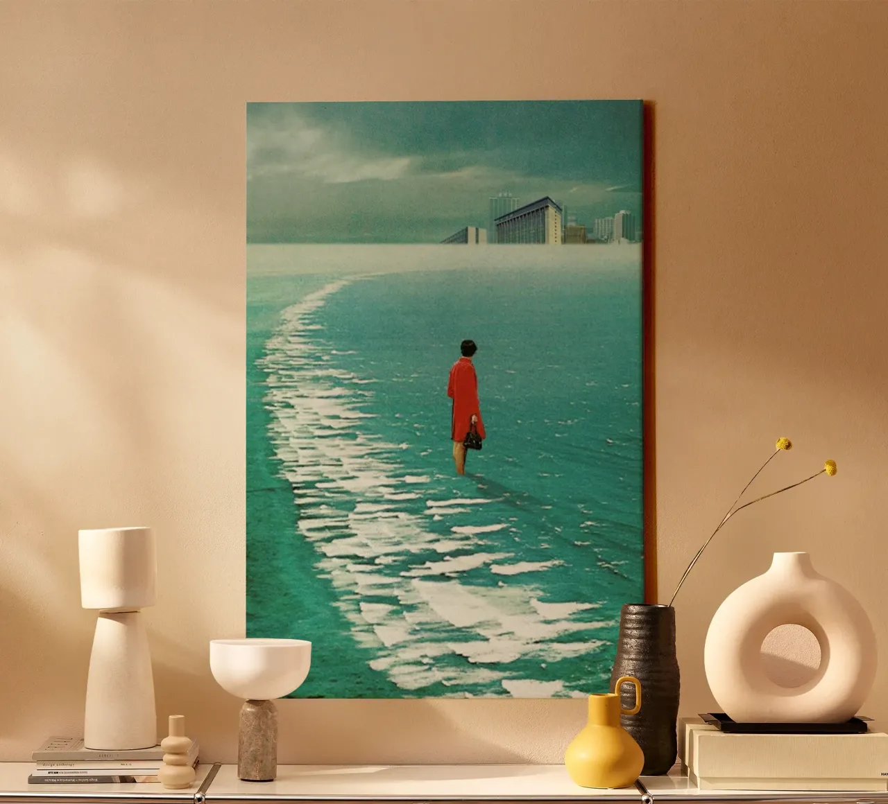 Waiting for the Cities to Fade Out canvas van Frank Moth
