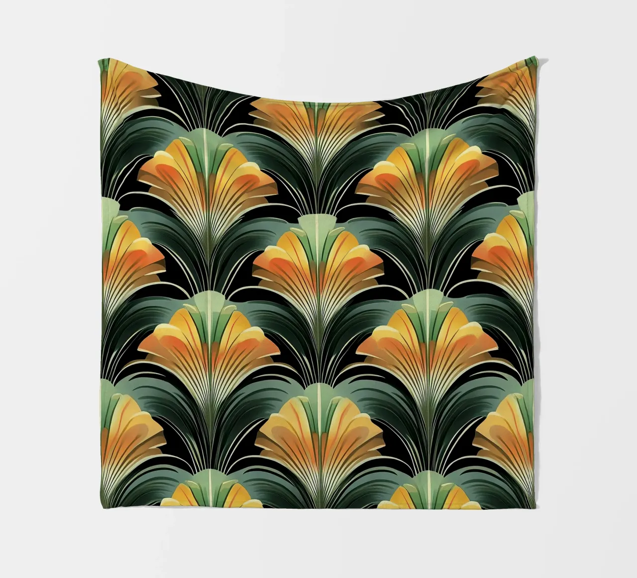 Art déco coperta in pile da Golden Era