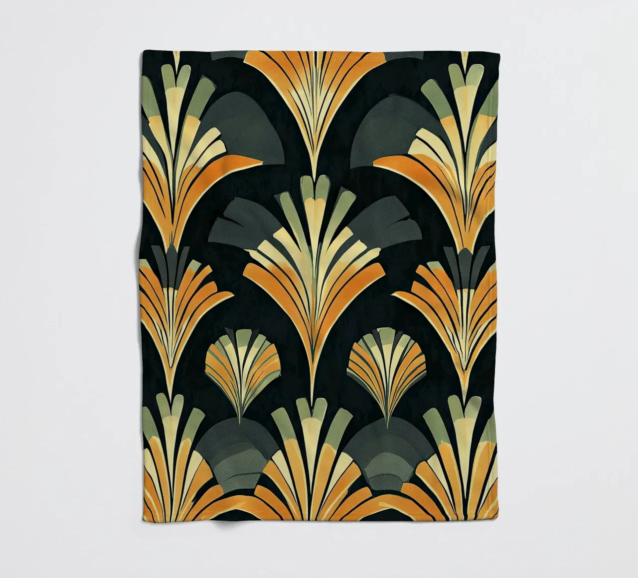 Art Deco coperta in pile da Golden Era