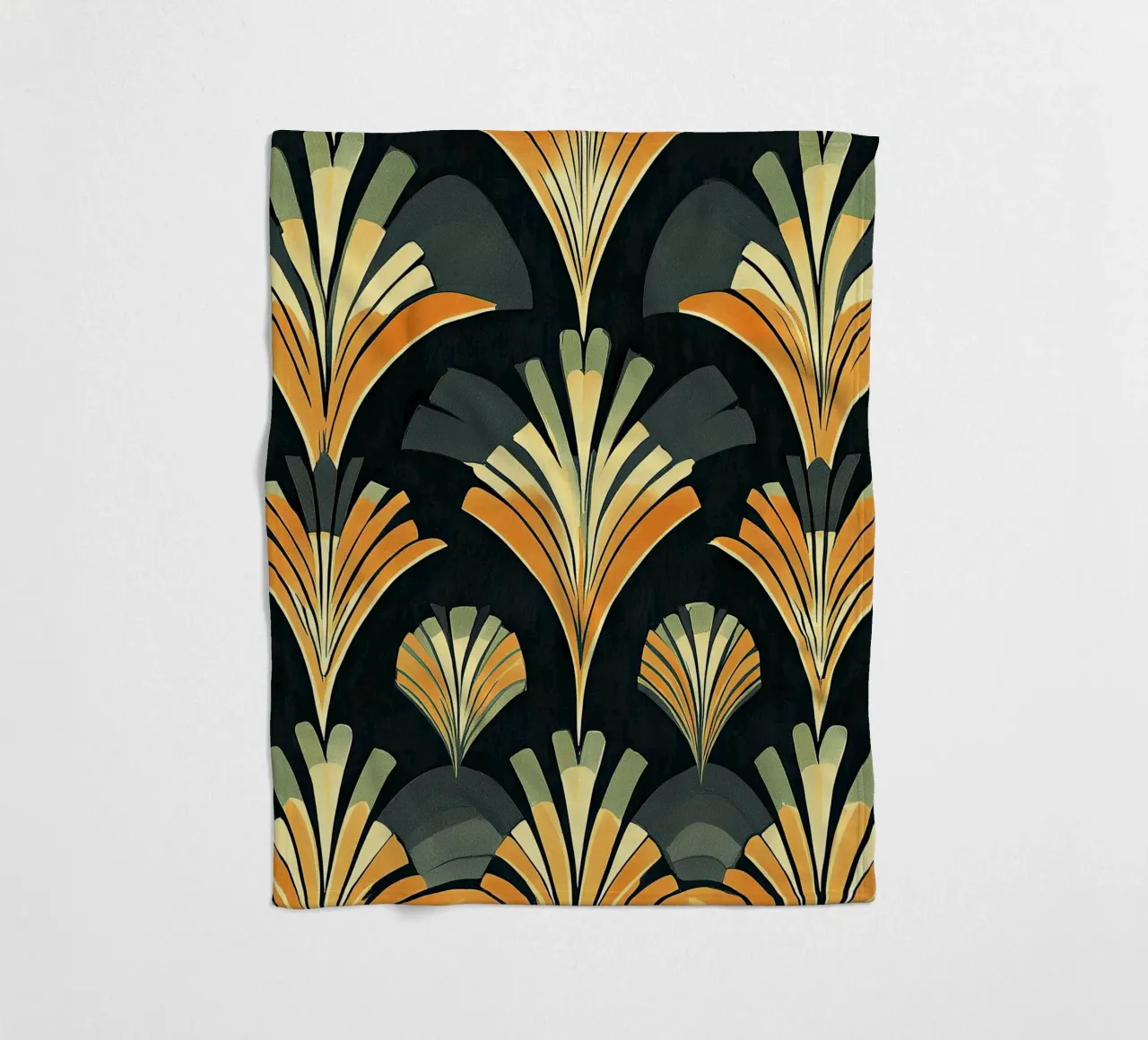 Art Deco coperta in pile da Golden Era