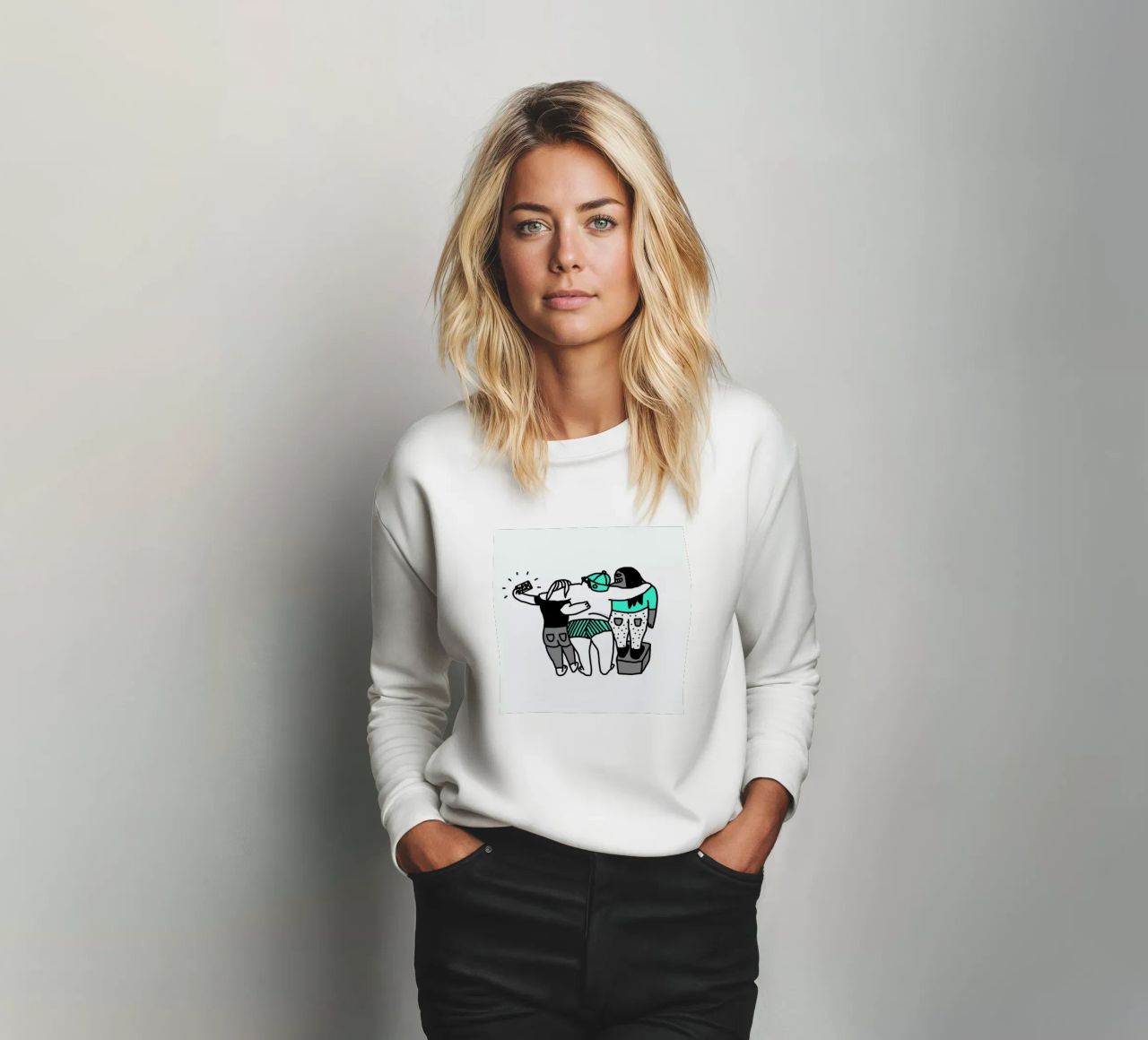 Selfie sudadera de Herzette