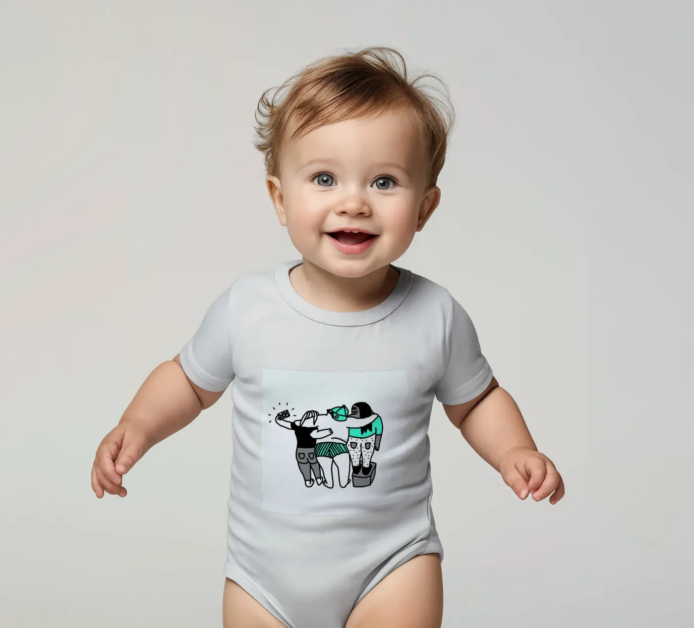 Selfie body bébé de Herzette