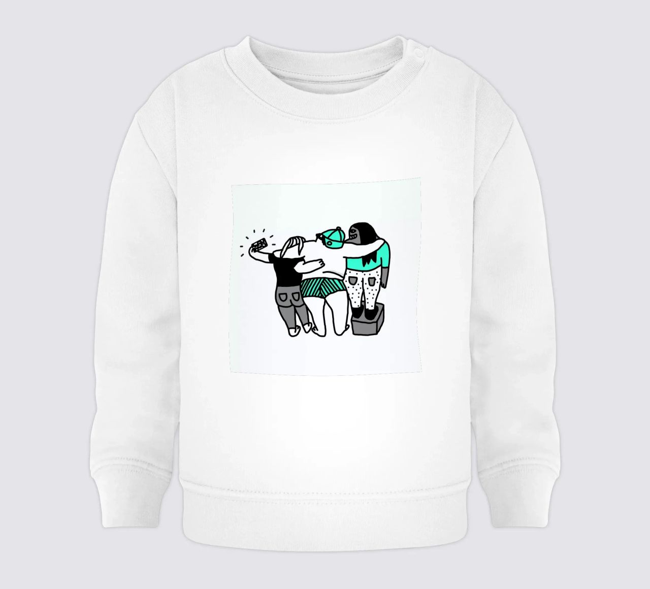 Selfie sudadera de bebé de Herzette