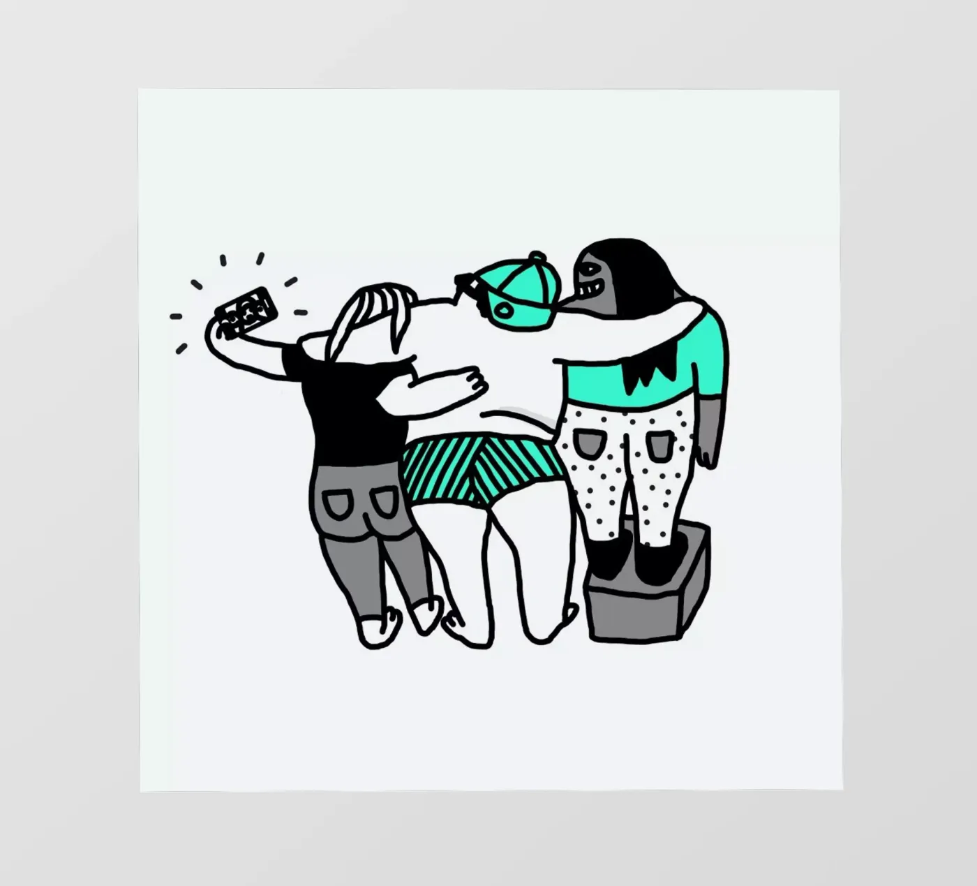 Selfie pellicola backlit da Herzette