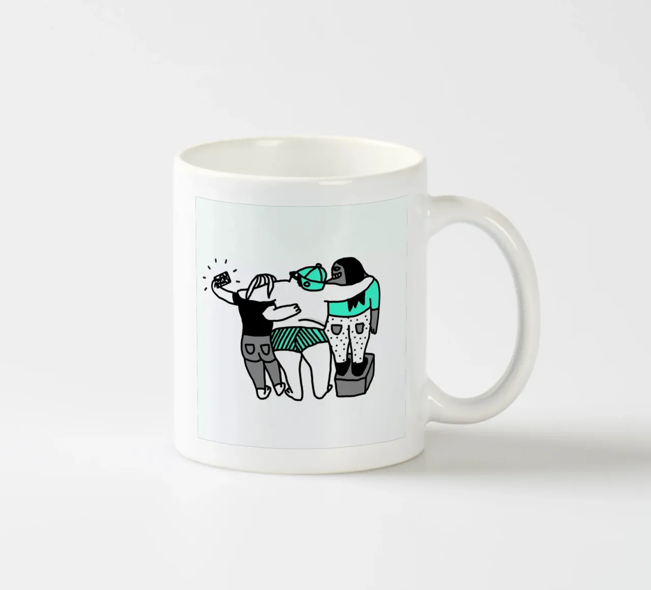 Selfie tazza in ceramica da Herzette