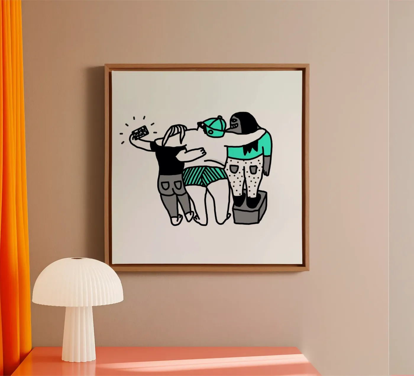 Selfie canvas by Herzette