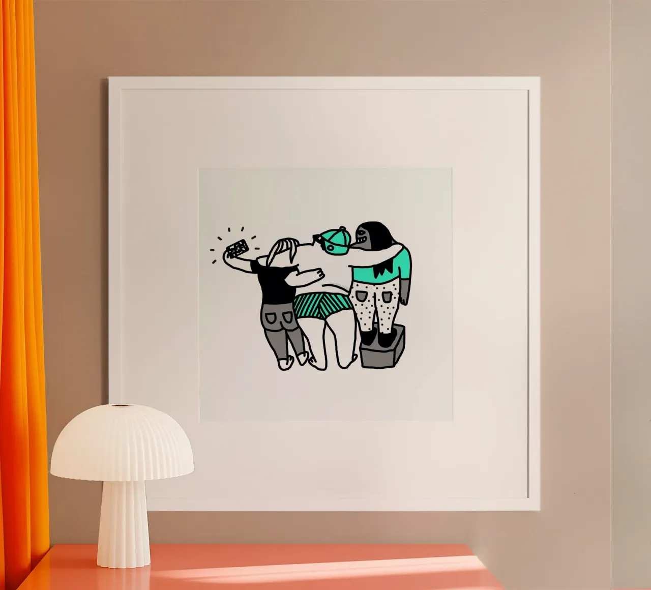 Selfie poster da Herzette