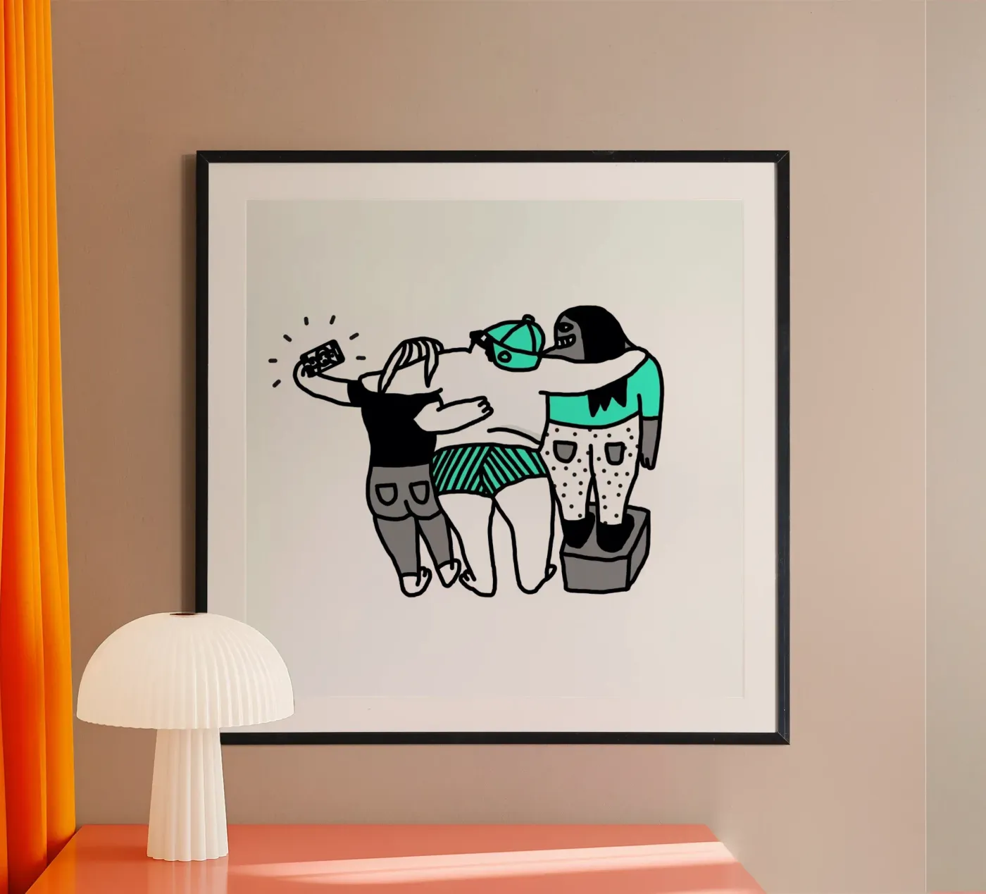 Selfie poster van Herzette