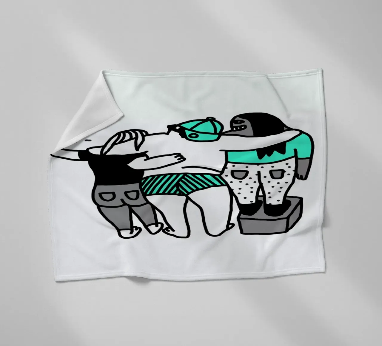 Selfie Fleecedecke von Herzette