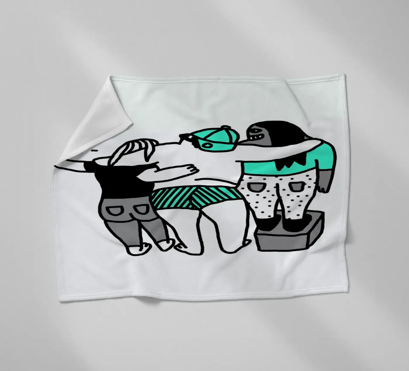 Selfie Fleecedecke von Herzette