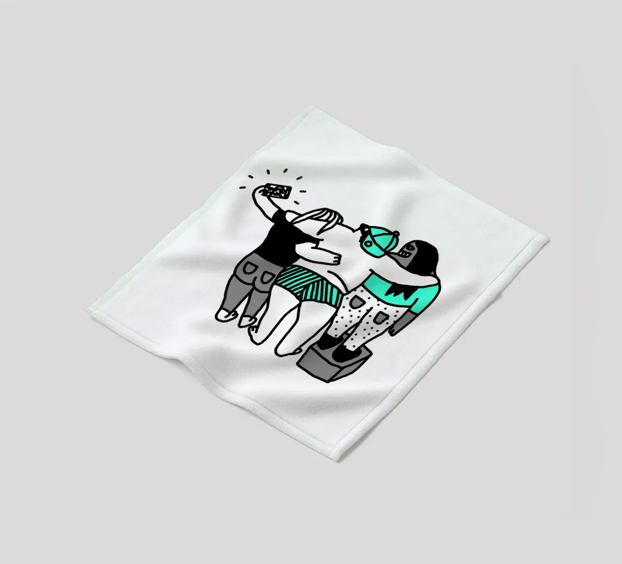 Selfie Fleecedecke von Herzette