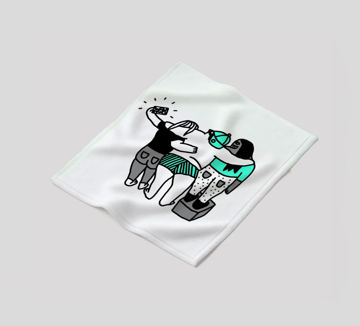 Selfie Fleecedecke von Herzette